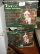 *Two Trerice Outdoor Wall Lanterns