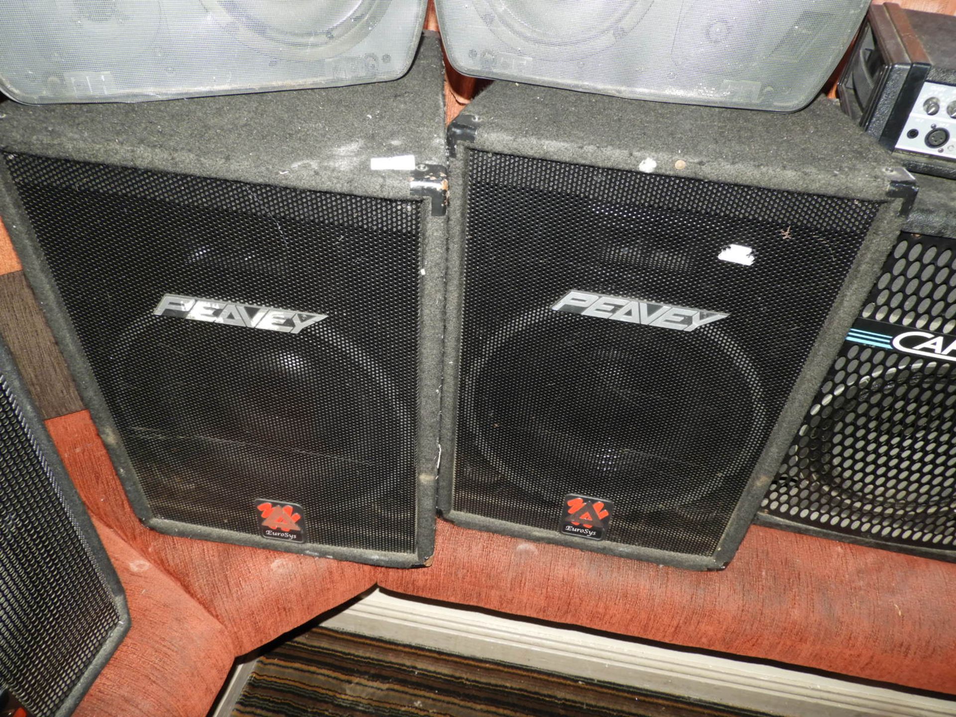 *Pair of Peavey Eurosys Speakers