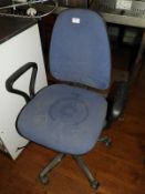 *Typist Swivel Chair (Blue)
