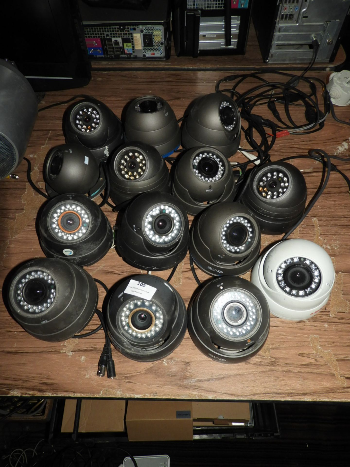 *Fourteen CCTV Dome Cameras