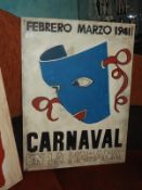 *"Carnival En La Habana" Sign