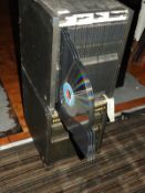 *Two Laser Disc Storage Racks Containing Pioneer L