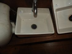 *Square Stainless Steel Wash Hand Basin with Monob