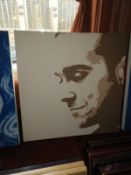 *Unframed Printed Canvas - Robbie Williams