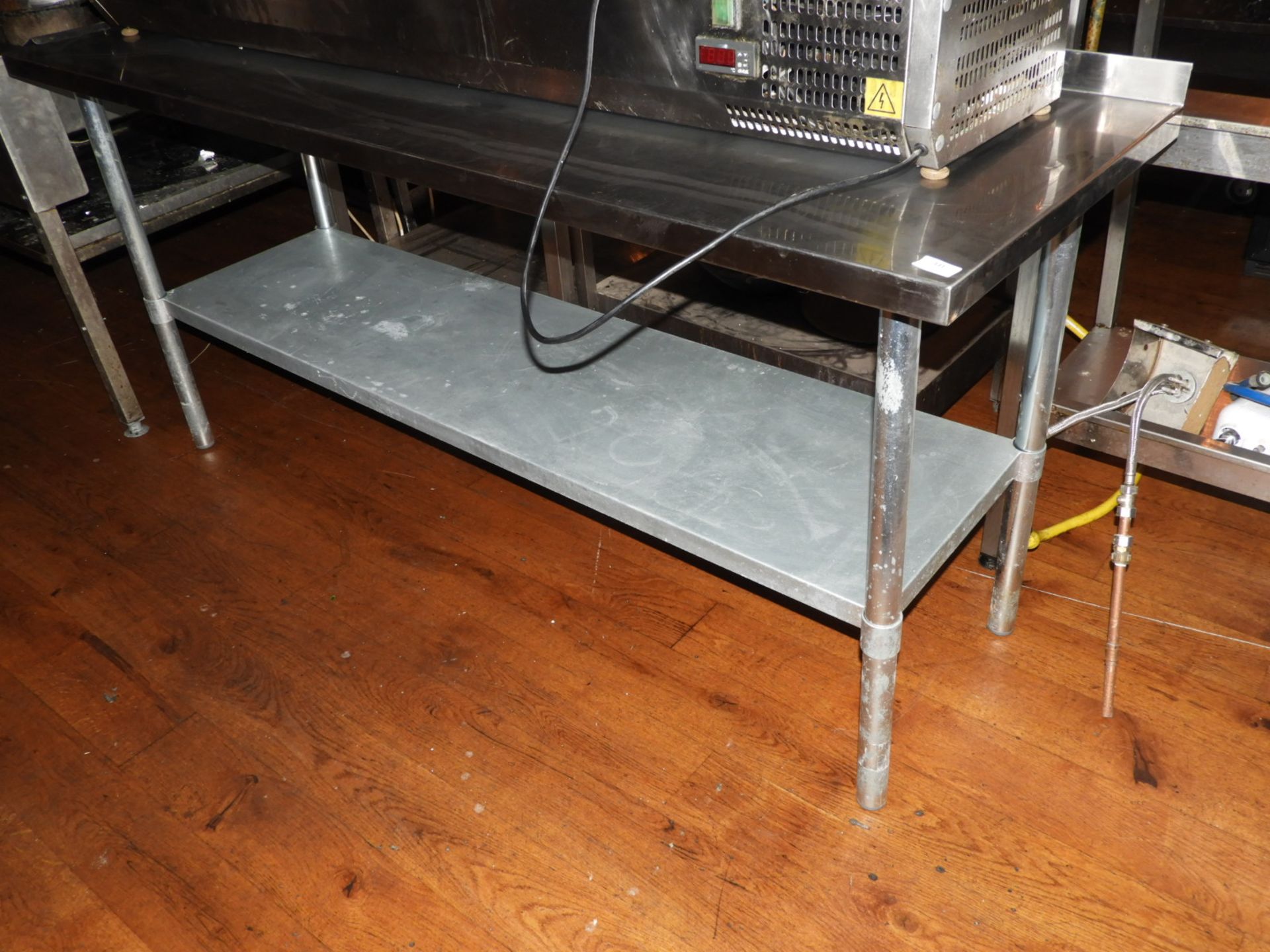 *Stainless Steel Preparation Table with Upstand to