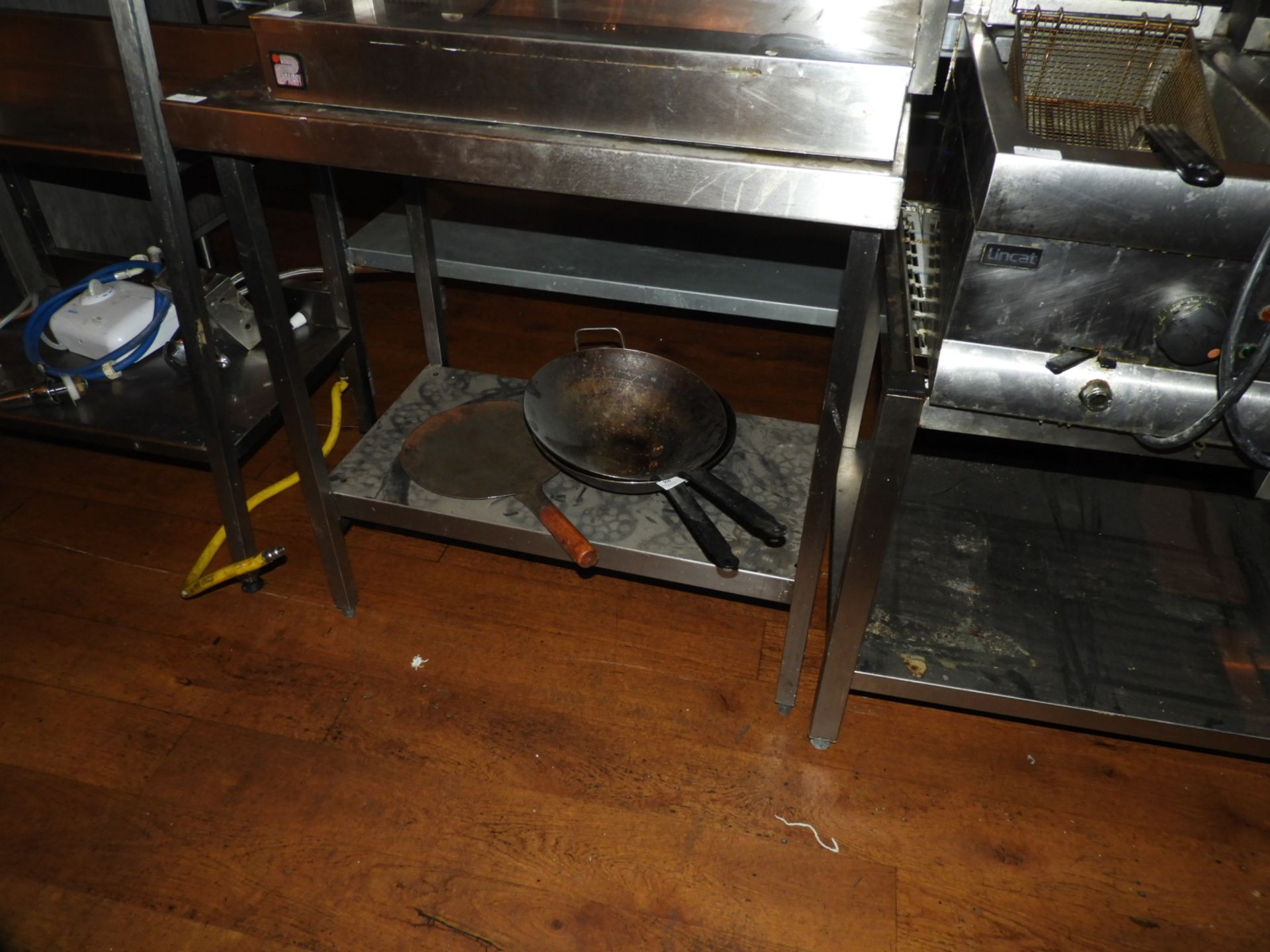 *Stainless Steel Preparation Table with Upstand to