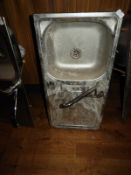 *Stainless Steel Wash Hand Basin with Drainer and