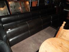 *Three Fabric and Faux Leather Bench Seats 180x80c