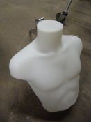 Male Mannequin Torso with Wall Bracket