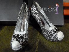 *Six Pairs of Ruby Prom "Tailor" Black Prom Shoes