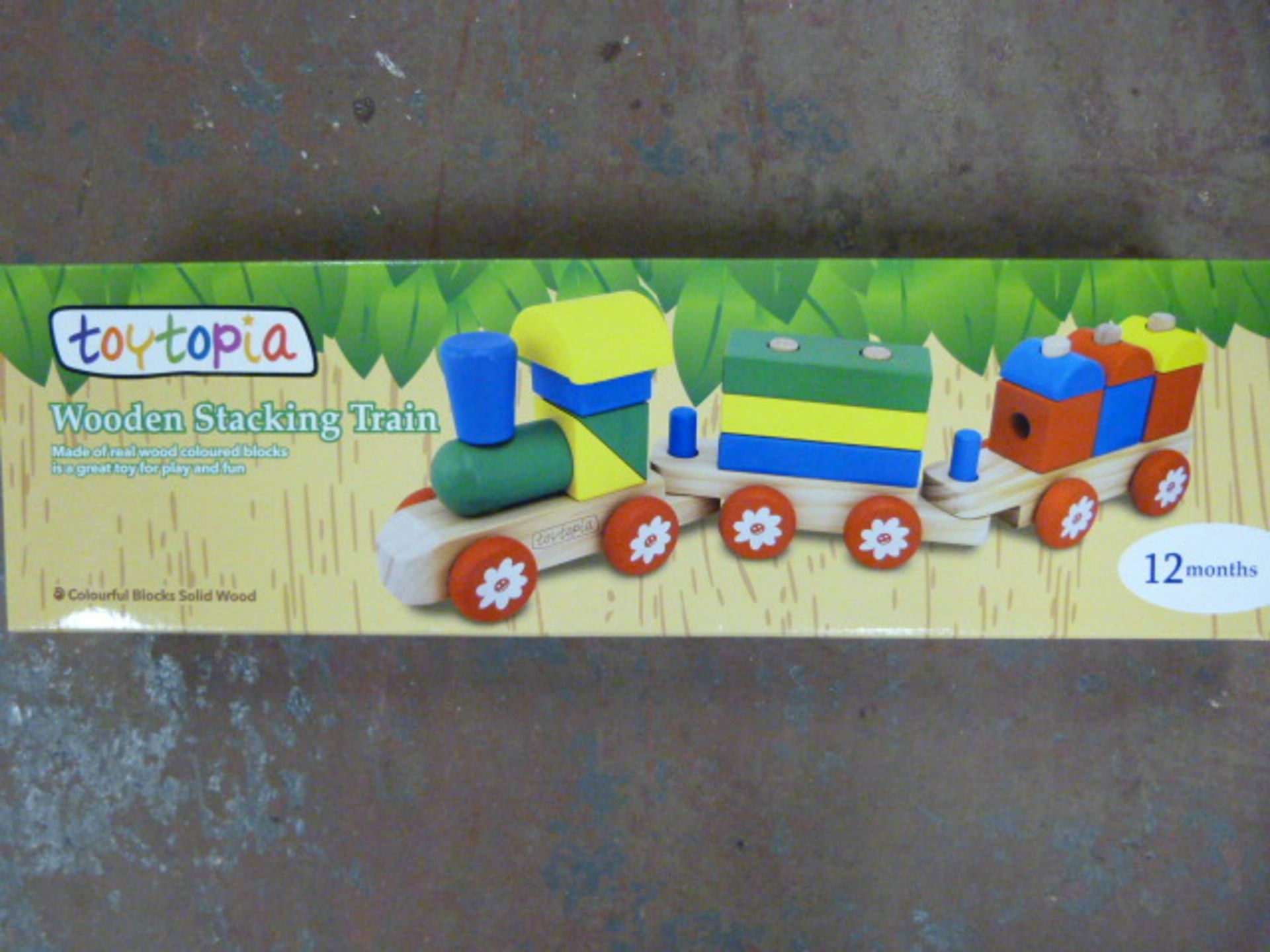 *Toytopia Wooden Stacking Train