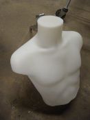Male Mannequin Torso with Wall Bracket