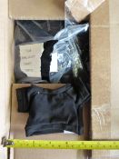 Box of 500 Small Black T-Shirts for Teddies and Do