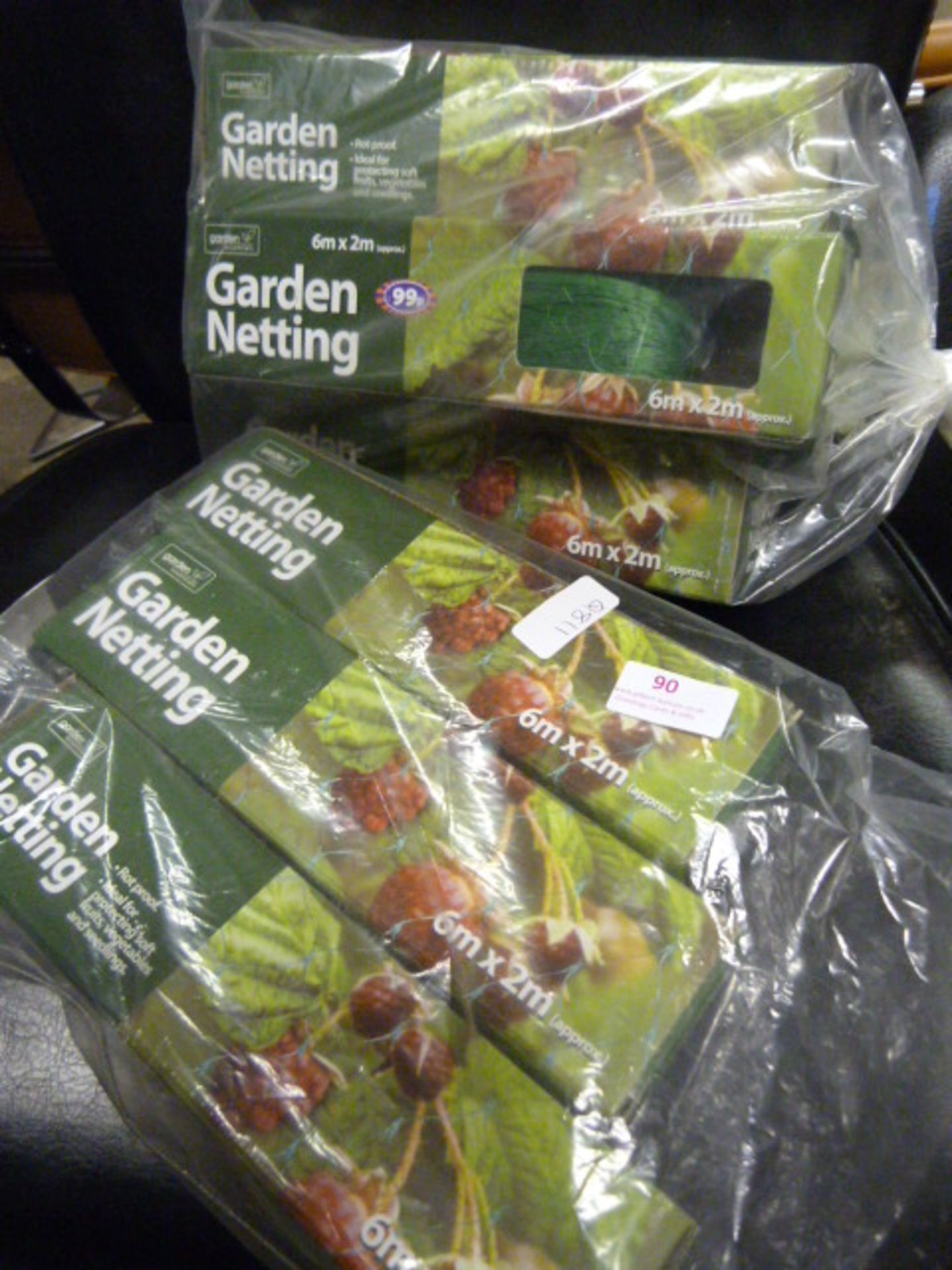 Seven Rolls of 6x2m Garden Netting