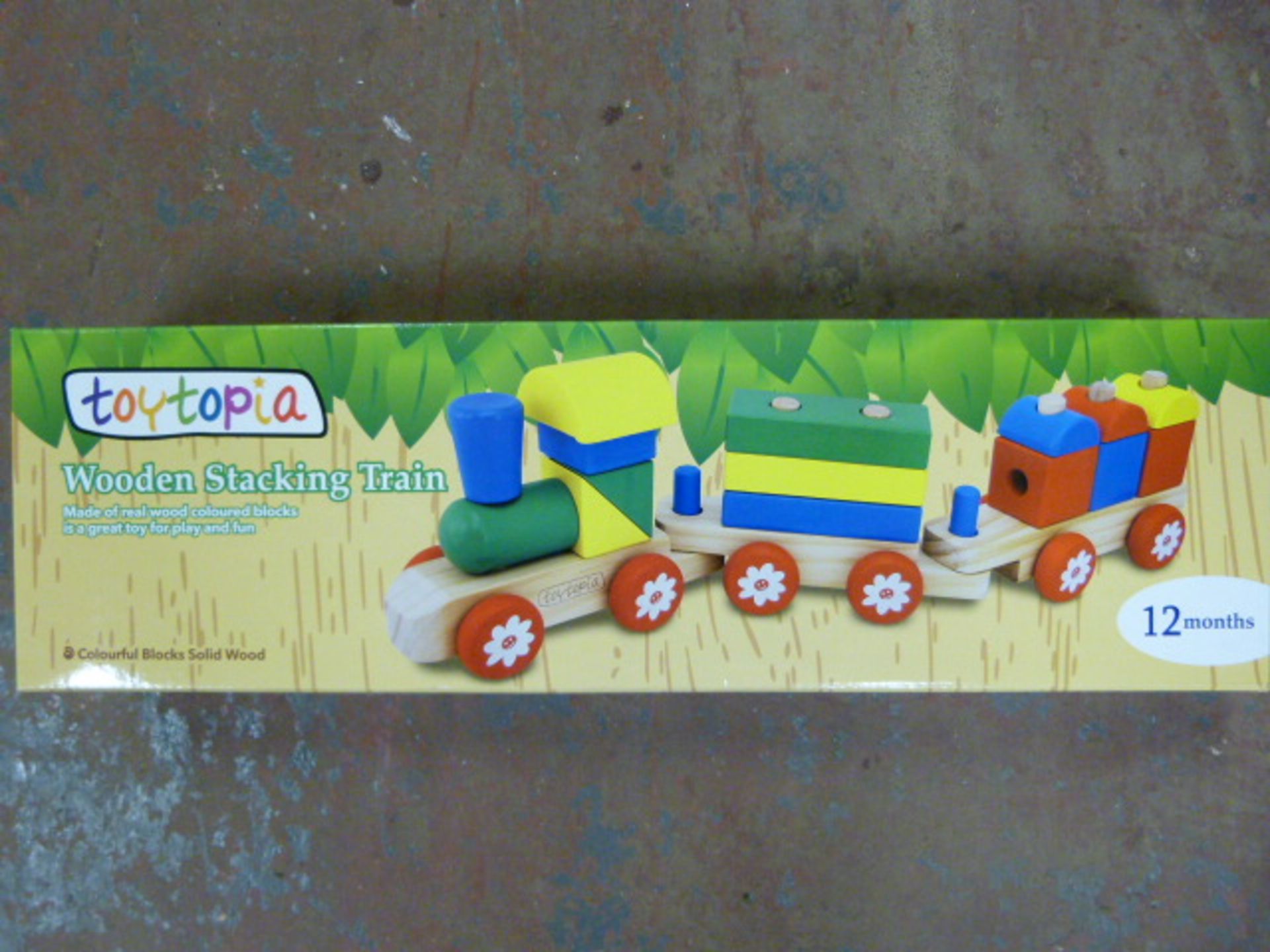 *Toytopia Wooden Stacking Train