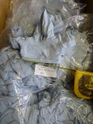 Box of 500 Baby Blue Hoodies for Teddies and Dolls