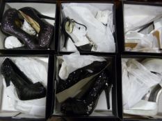 *Six Pairs of Ruby Prom Prom Shoes (Various Styles