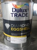 *30x 5L of Dulux Trade Diamond Eggshell 9003 Signal White Paint