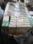 *Thirty Eight Boxes of Fiandre Silver Ground Tiles