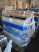 *Pallet Containing Sixty Eight Bevelled Edge Pre-Drilled Mirrors 112x106cm