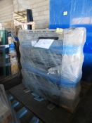 *Pallet Containing Nineteen Decorative Glass Panel