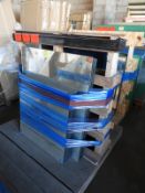 *Pallet Containing Mirrored Panels with Ground Edges