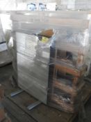 *Pallet Containing Seventy Two Pre-Drilled Mirrors with Ground Edges