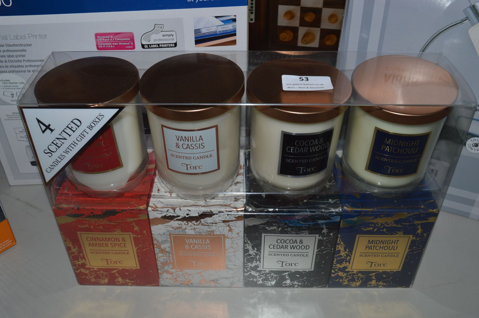 *Fragrance Candle 4pk