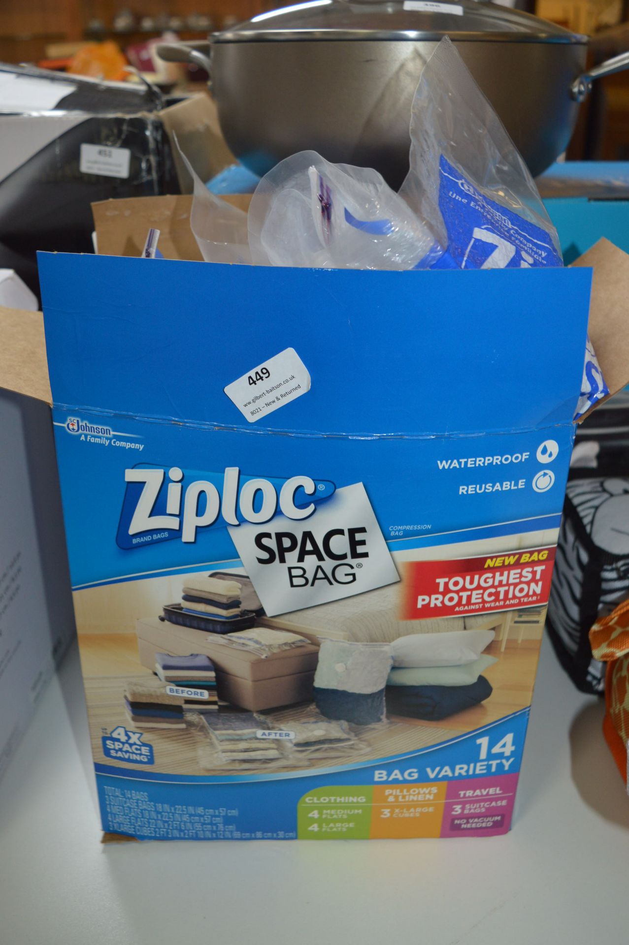 *Ziploc Space Bag 14pk