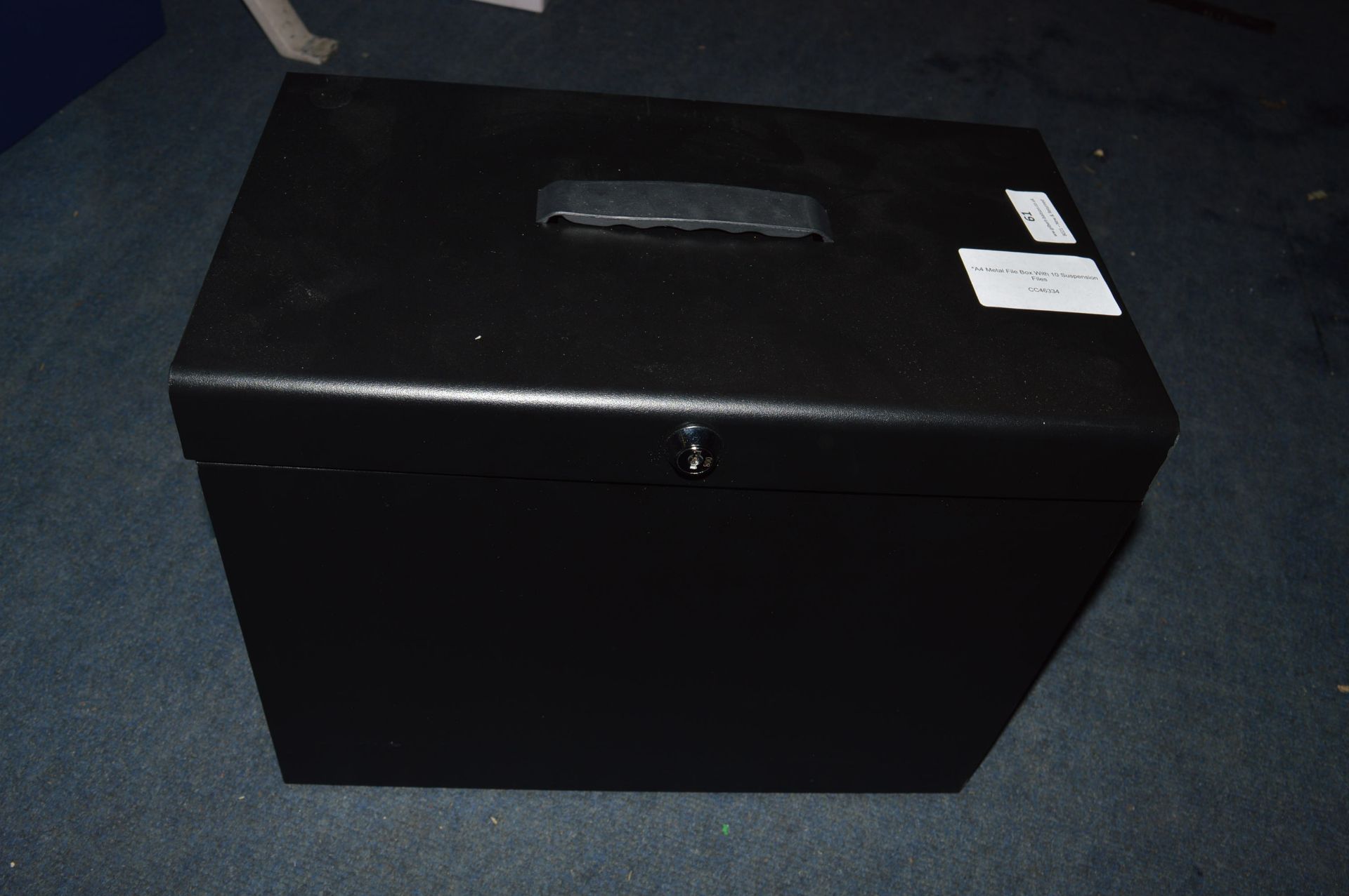 *A4 Metal File Box With 10 Suspension Files - Image 2 of 2