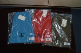 *Three Pairs of Barena Italian Shorts Size:52 (1x Blue, 1x Red & 1x Olive Green)