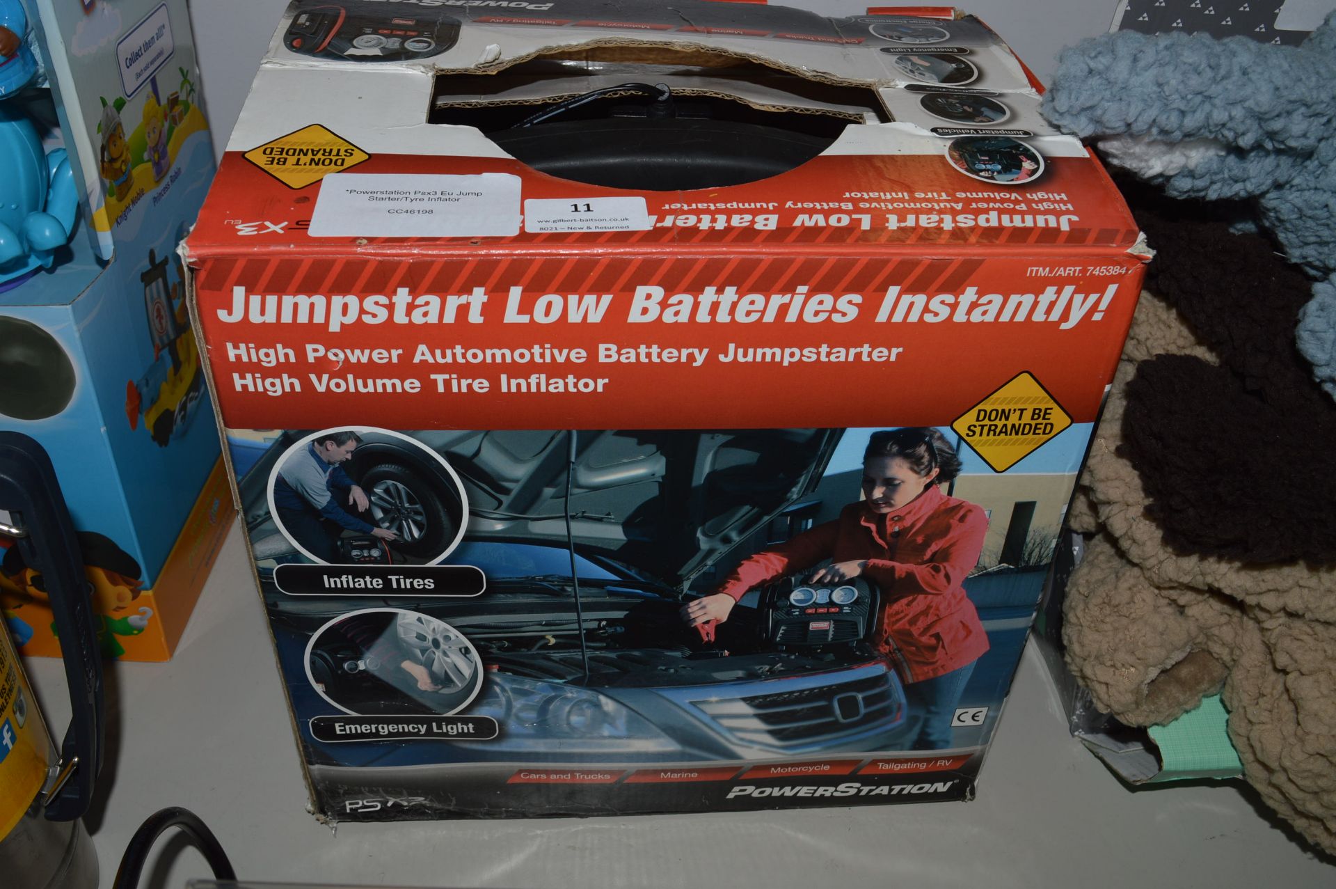 *Powerstation Psx3 Eu Jump Starter/Tyre Inflator