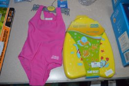 *Zoggs Mini Kickboard and a Childs Bathing Suit