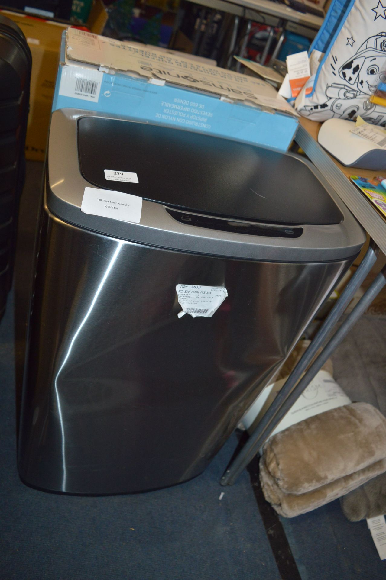 *80l Eko Trash Can Bin