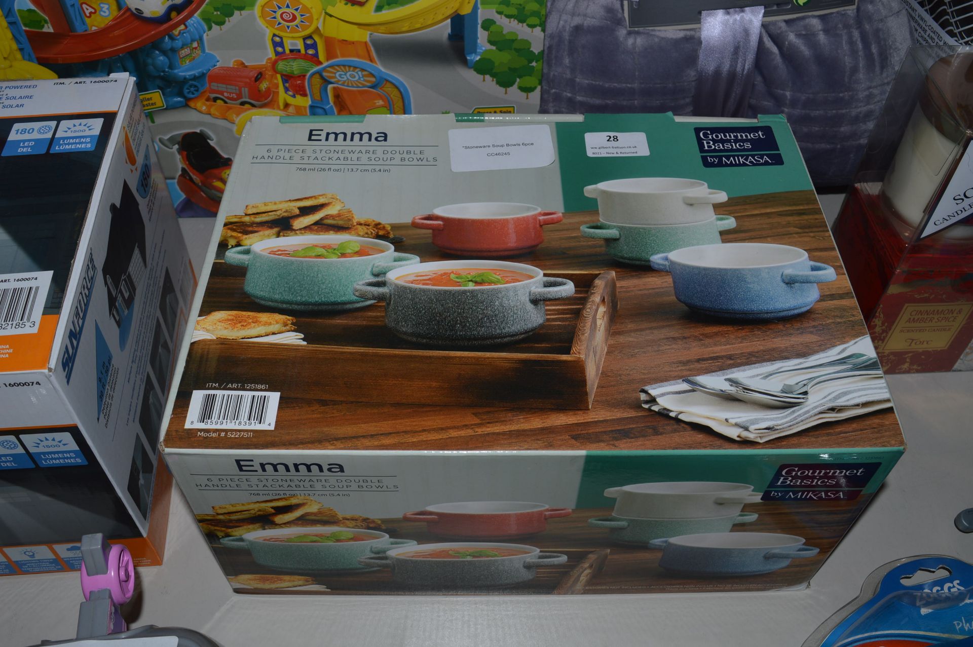 *Emma Stoneware Soup Bowls 6pce