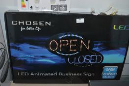 *Neon LED Open Sign
