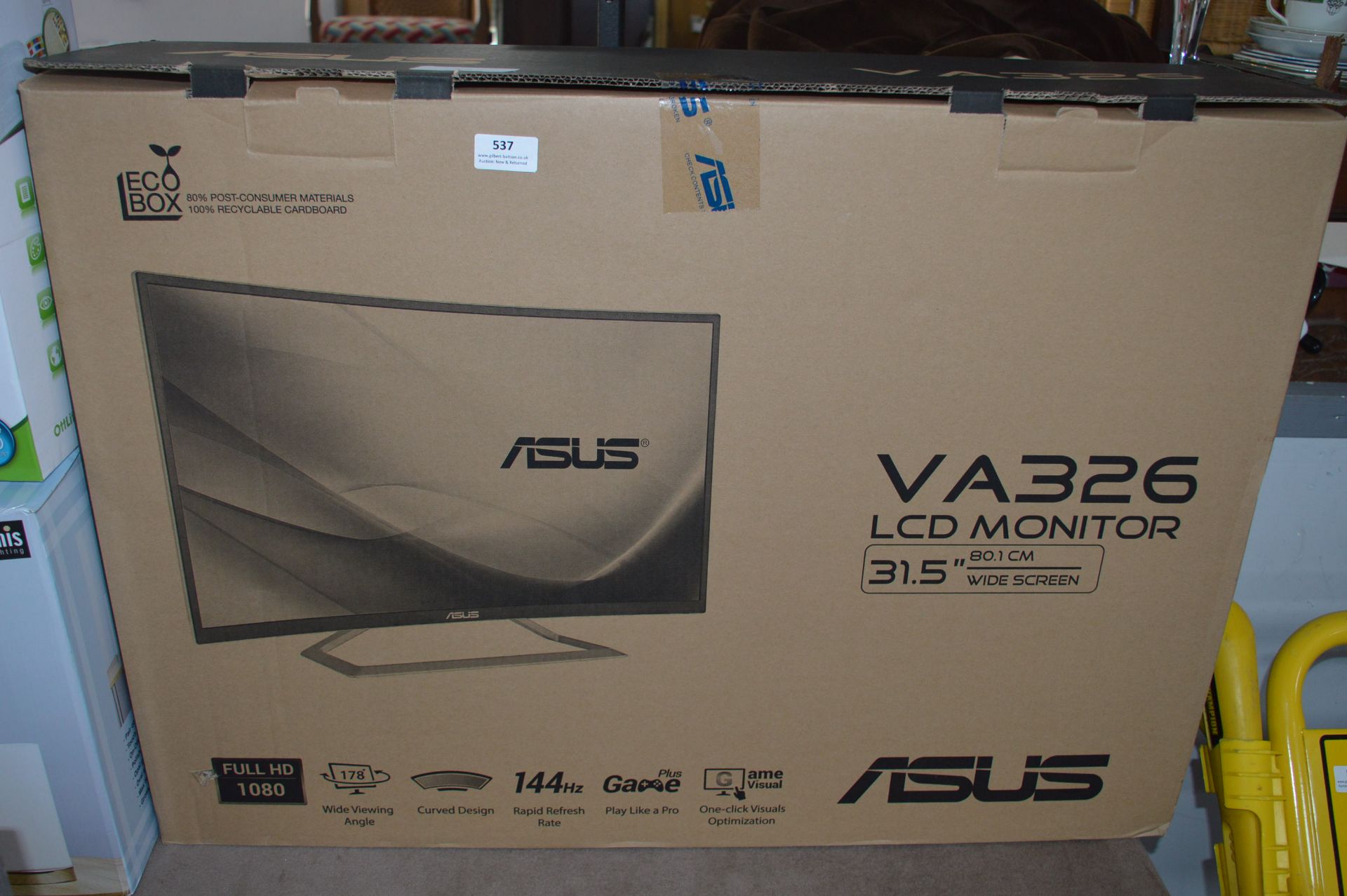 *Asus 31.5" Va326h Curved Monitor