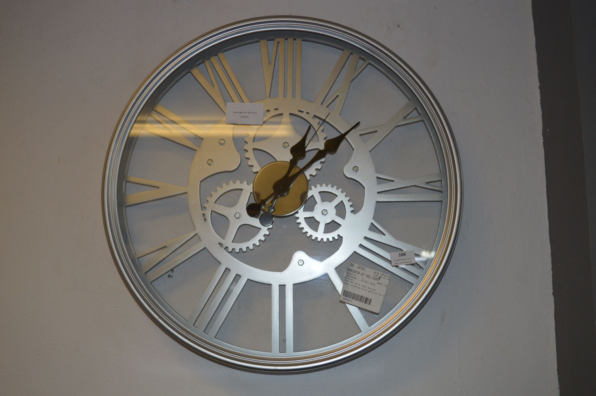 *Kensington 24" Wall Clock - Image 2 of 2