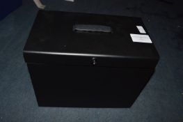 *A4 Metal File Box With 10 Suspension Files