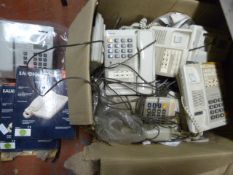 *Box Containing a Large Quantity of Office Telephon