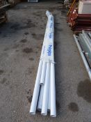 *Seven Sections of 50mm x 3m Polypipe Waste Pipe
