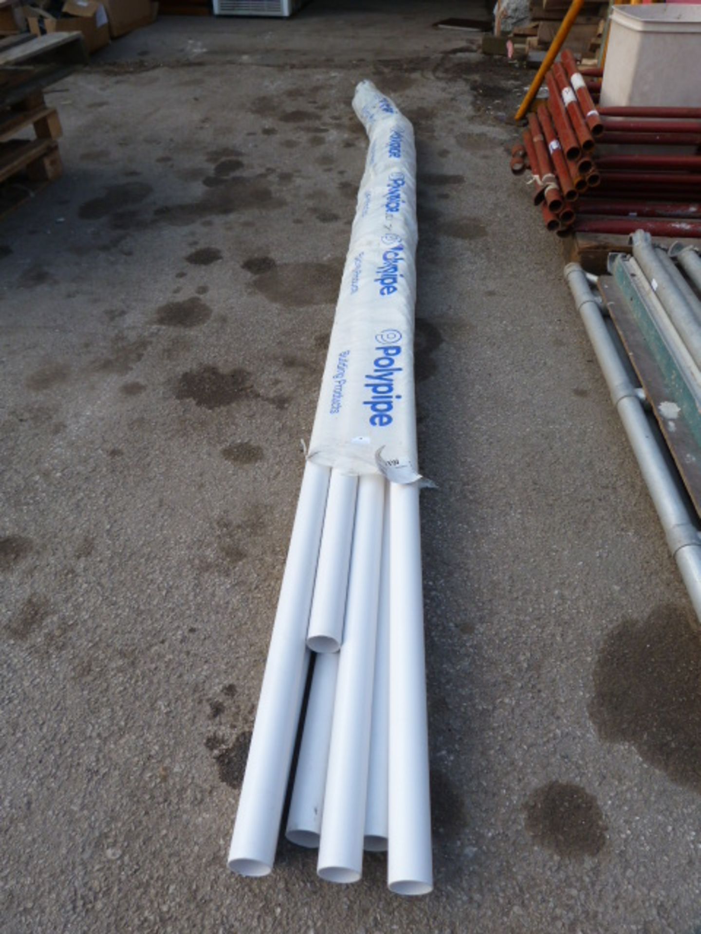 *Seven Sections of 50mm x 3m Polypipe Waste Pipe