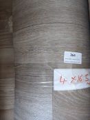 Roll of Wood Effect Lino 4x16.5m