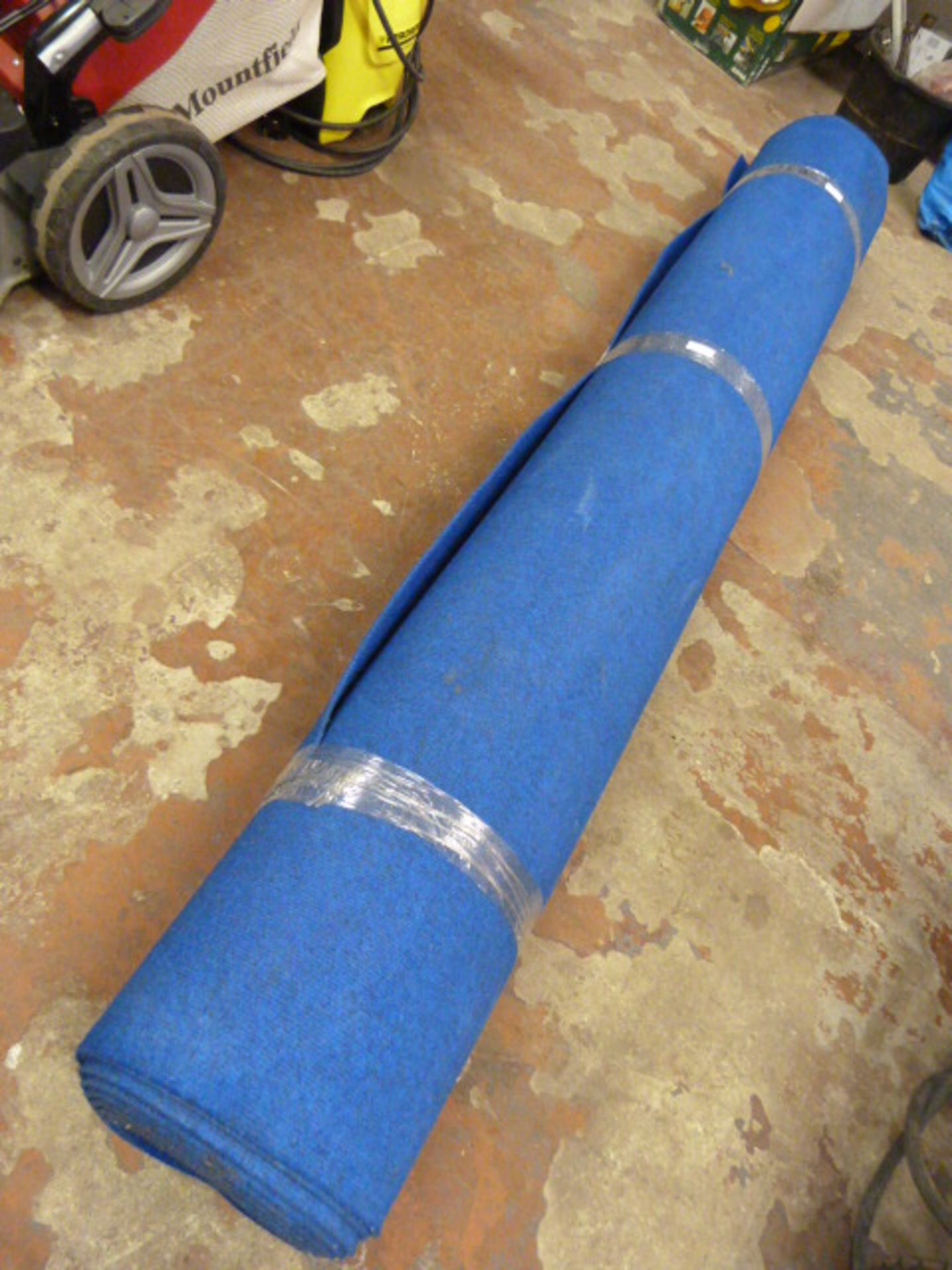 Roll of Blue Carpet