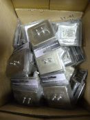 *Box of Satin Chrome Effect Light Switches