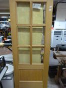 Internal Door with Clear Beveled Glazing