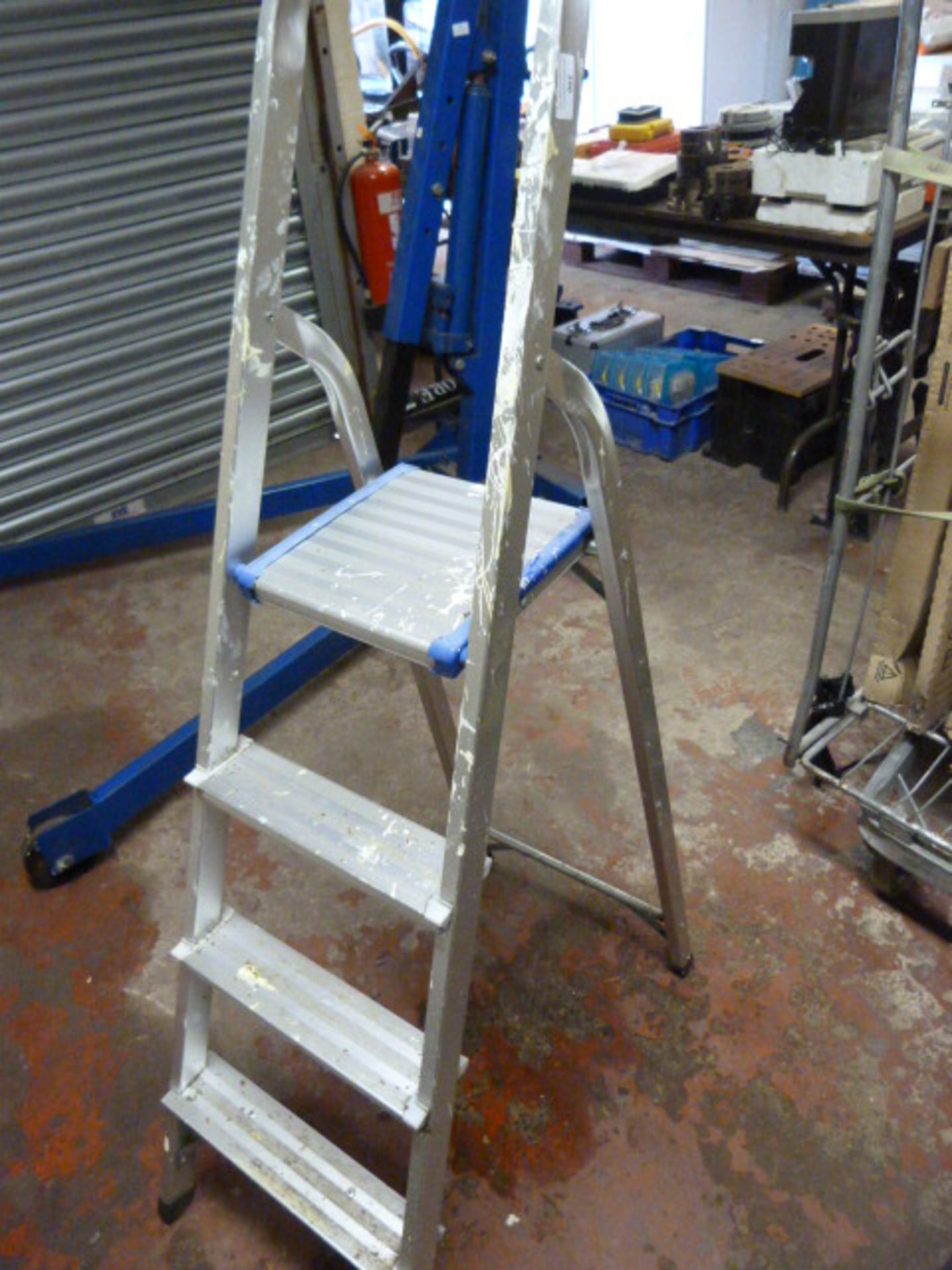 Three Tread Aluminium Steps