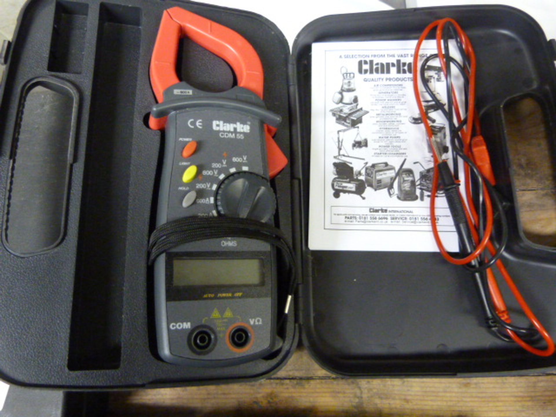 Clarke CDM55 Digital Clamp Meter