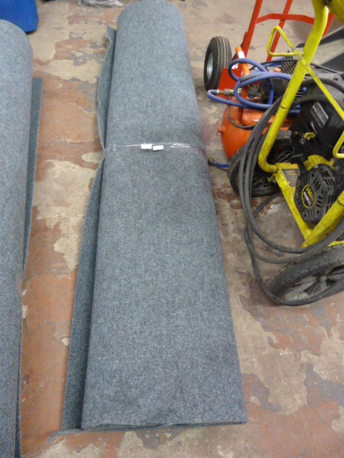 Roll of Blue/Grey Carpet