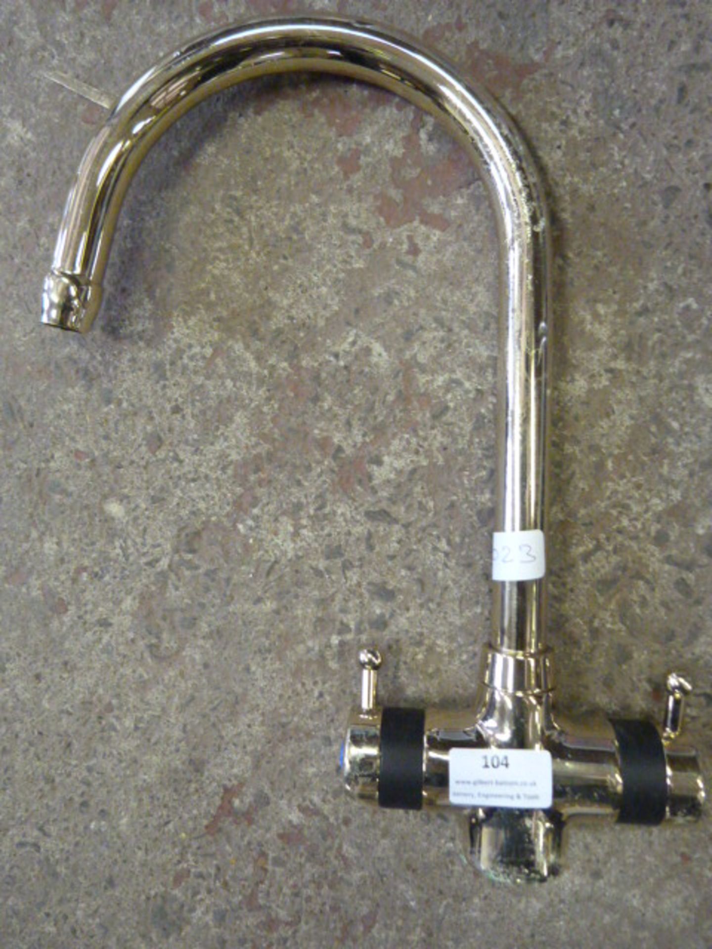 Brass Effect Kitchen Mixer Tap